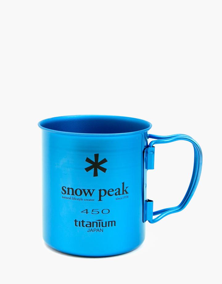 SNOW PEAK TITANIUM SINGLE WALL 450ML (BLUE)